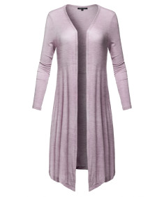 Women's Casual Summer High Quality Soft Light Weight Long Cardigan