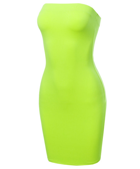 Women's Sexy Bodycon Mini Tube Dress