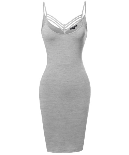 Women's Solid Lattice-Trim Body-Con Mini Cocktail Dress