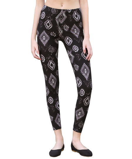 Women's Popular Best Printed Full Length Soft Stretch Leggings