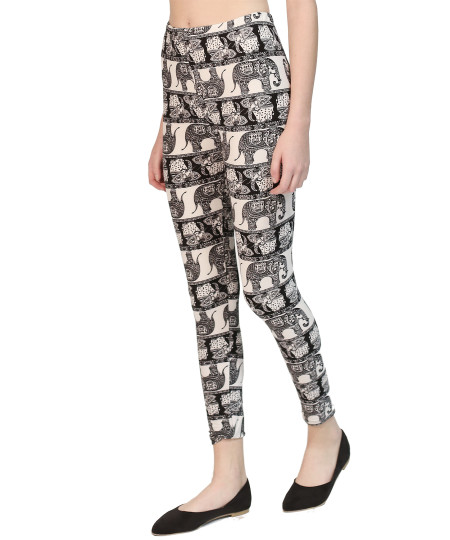 Women's Popular Best Printed Full Length Soft Stretch Leggings