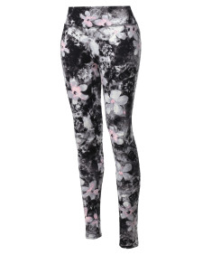 Women's High Waist Soft Brushed Floral Printed Yoga Pants