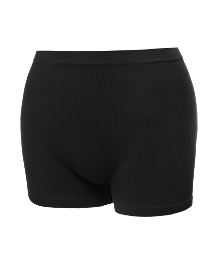 Women's Bike Seamless Yoga Stretch Boyshorts