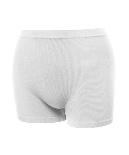 Women's Bike Seamless Yoga Stretch Boyshorts