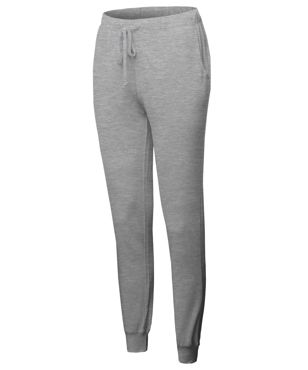 Women's Light-weight French Terry Activewear Jogger Track Cuff Running  Sweatpants 