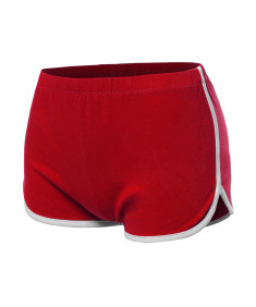 Women's Casual Elastic Waistband Workout Running Athletic Active Shorts