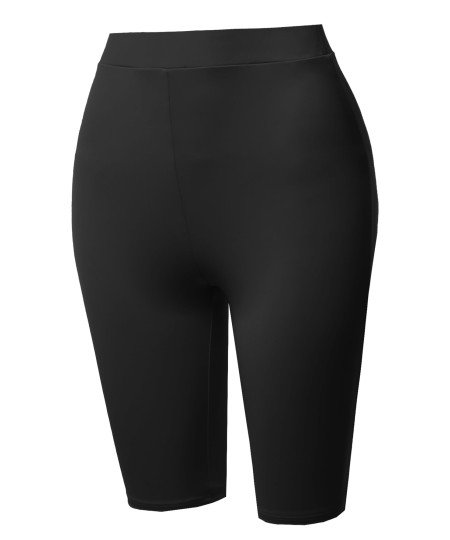 Women's High Waisted Spandex Biker Shorts Yoga Leggings