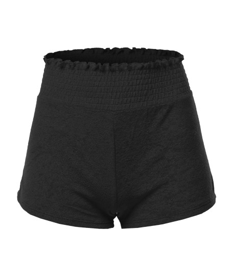 Women's Soft French Terry Running Lounge Active Shorts