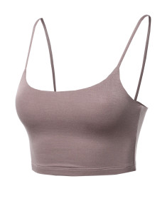 Women's Sexy Basic Double Lined Bra Tank Top