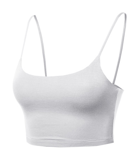 Women's Sexy Basic Double Lined Bra Tank Top