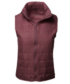 Women's Casual Comfortable Super Light Weight Packable Down Puffer Vest