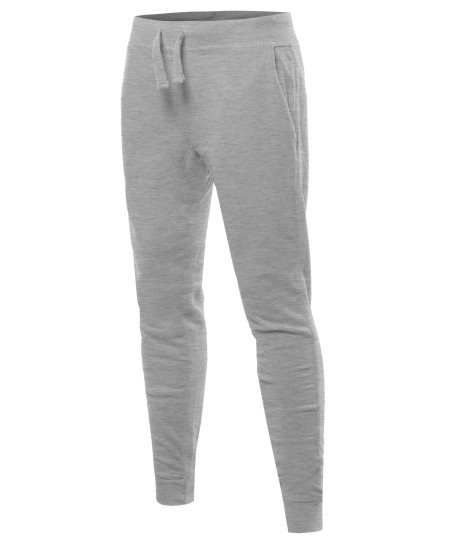 Men's Basic Drawstring Harem Jogger Pants