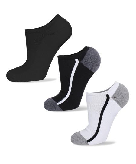 Men's Cotton Assorted Athletic Low Socks No - Slip Cut