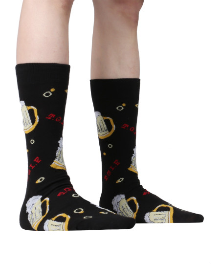 Men's Premium Quality Casual Graphic Dress Socks (1 Pair)