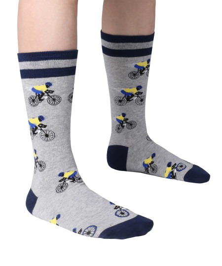 Men's Premium Quality Casual Graphic Dress Socks (1 Pair)