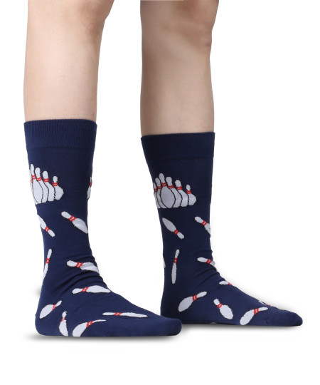 Men's Premium Quality Casual Graphic Dress Socks (1 Pair)