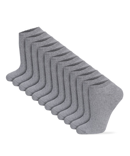 Men's Cotton Classic Crew Athletic Solid Socks Low - Cut 