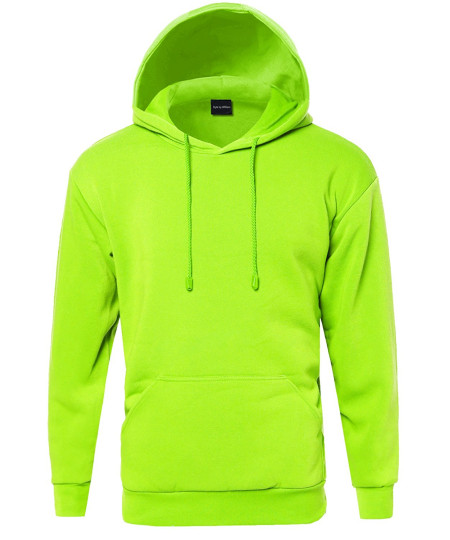 Men's Basic Pullover Fleece Hooded Sweatshirt