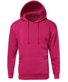 Men's Basic Pullover Fleece Hooded Sweatshirt