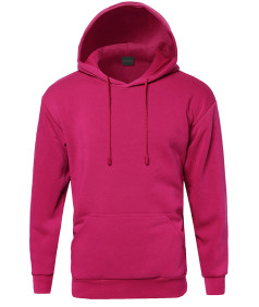 Men's Basic Pullover Fleece Hooded Sweatshirt