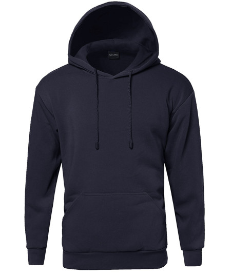 Men's Basic Pullover Fleece Hooded Sweatshirt