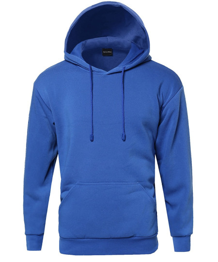 Men's Basic Pullover Fleece Hooded Sweatshirt