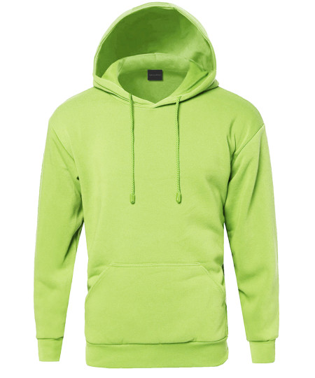 Men's Basic Pullover Fleece Hooded Sweatshirt