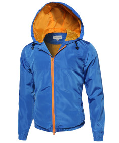 Men's Lightweight Outdoor Hooded Windbreaker