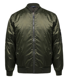 Men's Classic Style Zip Up Bomber Jacket