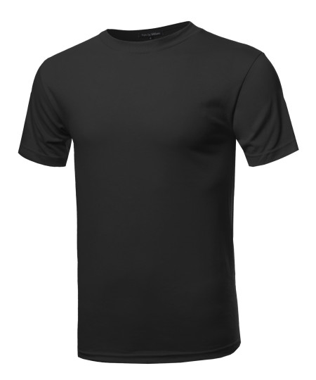 Men's Basic Loose Heavyweight Crewneck Short Sleeve Cotton T-shirt
