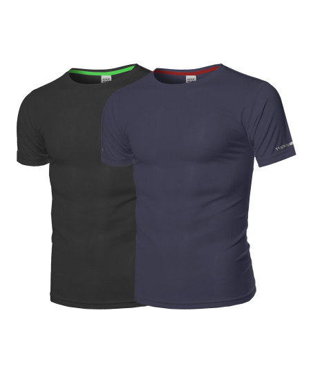 Men's Workout Active-wear Short Sleeve Top