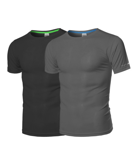 Men's Workout Active-wear Short Sleeve Top