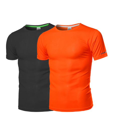 Men's Workout Active-wear Short Sleeve Top