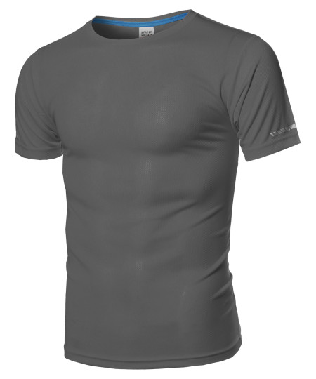 Men's Workout Active-wear Short Sleeve Top