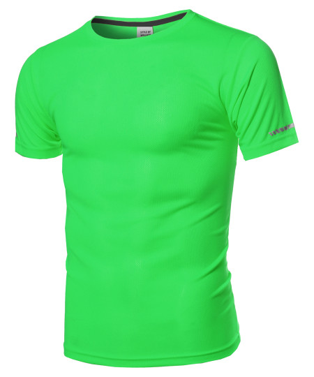 Men's Workout Active-wear Short Sleeve Top