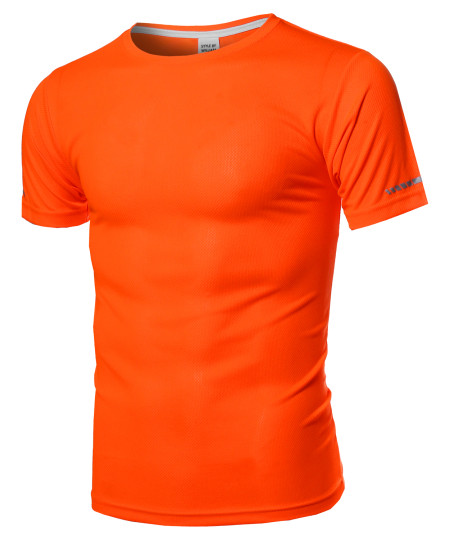 Men's Workout Active-wear Short Sleeve Top