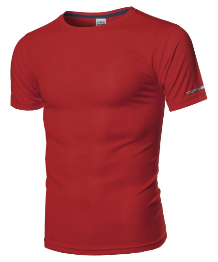 Men's Workout Active-wear Short Sleeve Top