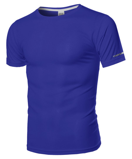 Men's Workout Active-wear Short Sleeve Top