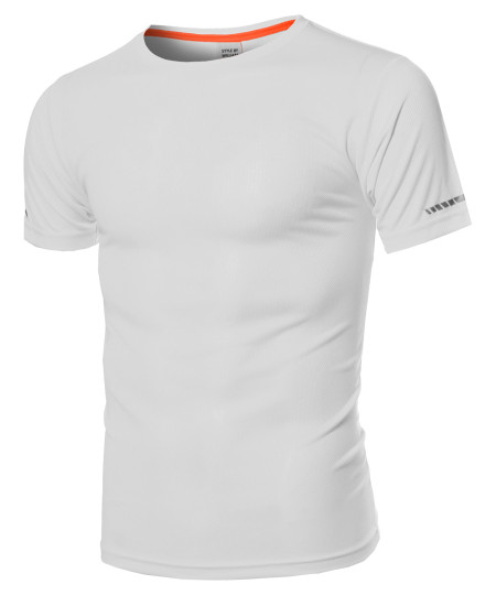 Men's Workout Active-wear Short Sleeve Top