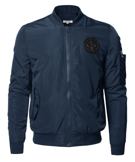 Men's Premium Quality Sleeve Pocket Bomber Jacket