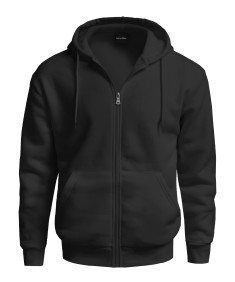 Men's Basic  Sweatshirt Hooded Zipup Jackets