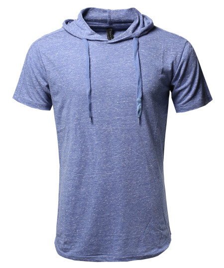 Men's Basic Casual Various Color Short Sleeve Hoodie