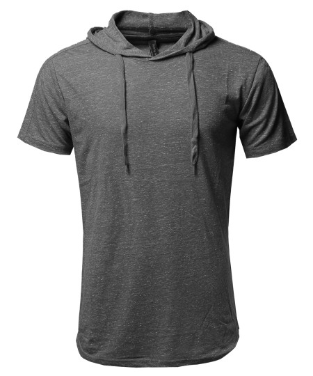 Men's Basic Casual Various Color Short Sleeve Hoodie