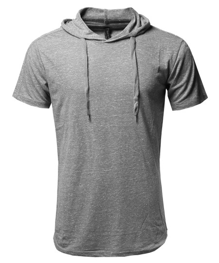 Men's Basic Casual Various Color Short Sleeve Hoodie