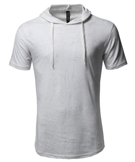 Men's Basic Casual Various Color Short Sleeve Hoodie