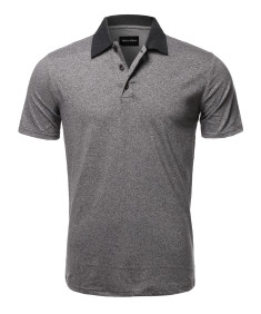 Men's Casual Regular fit Cotton Basic Short Sleeve Polo T-Shirt