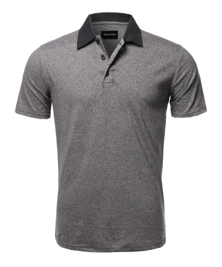 Men's Casual Regular fit Cotton Basic Short Sleeve Polo T-Shirt