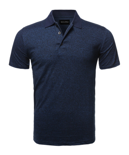 Men's Casual Regular fit Cotton Basic Short Sleeve Polo T-Shirt