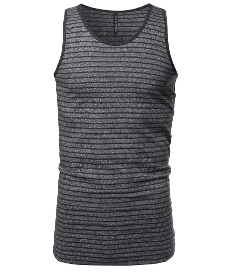 Men's Basic Scoop Neck Tank Top