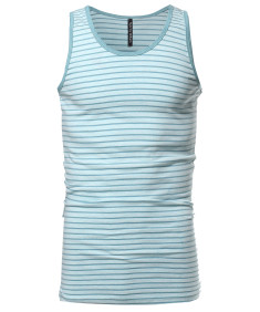 Men's Basic Scoop Neck Tank Top